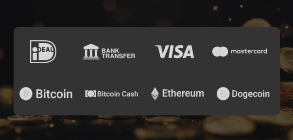 Betaalmethoden zoals Visa en Crypto bij Kaasino